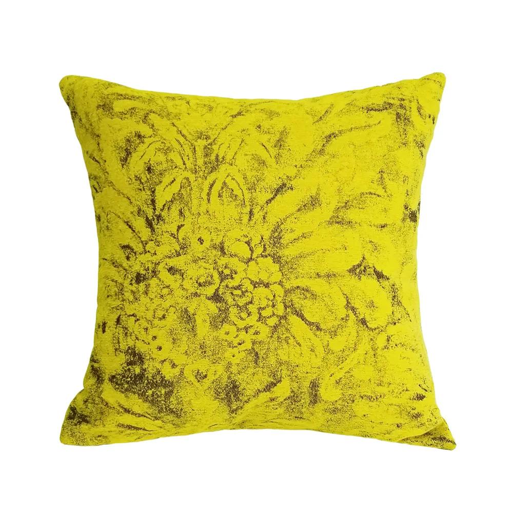 Hinyeatex الكلاسيكية غامضة الشنيل الجاكار المنسوجة كسوة وسائد للزينة المنزل غطاء وسادة ناعم 45x45 سم بيع بالقطعة #1