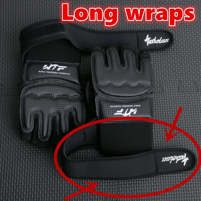 Hot Sale Taekwondo gloves hand protectors frighting pads karate MMA boxing muay thai black white Taekwondo hands guards gear