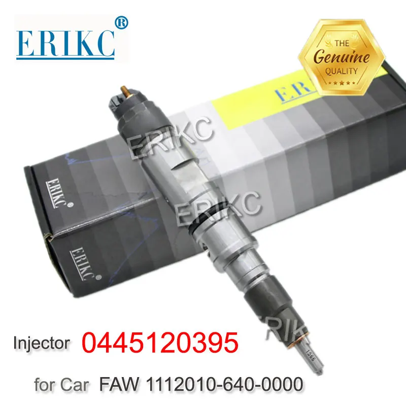 ERIKC 0445120395 Vehicle Oil Pump Injector 0445 120 395 Bico Common Rail Fuel Injection 0 445 120 395 for FAW 1112010-640-0000