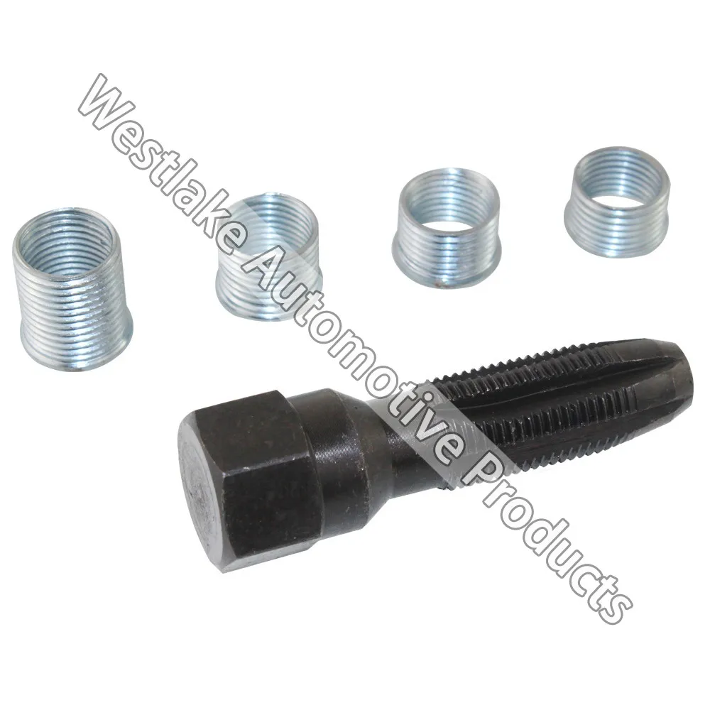 14mm Spark Plug Re-thread rethread rethreader repair Tap tool Reamer Inserts Kit