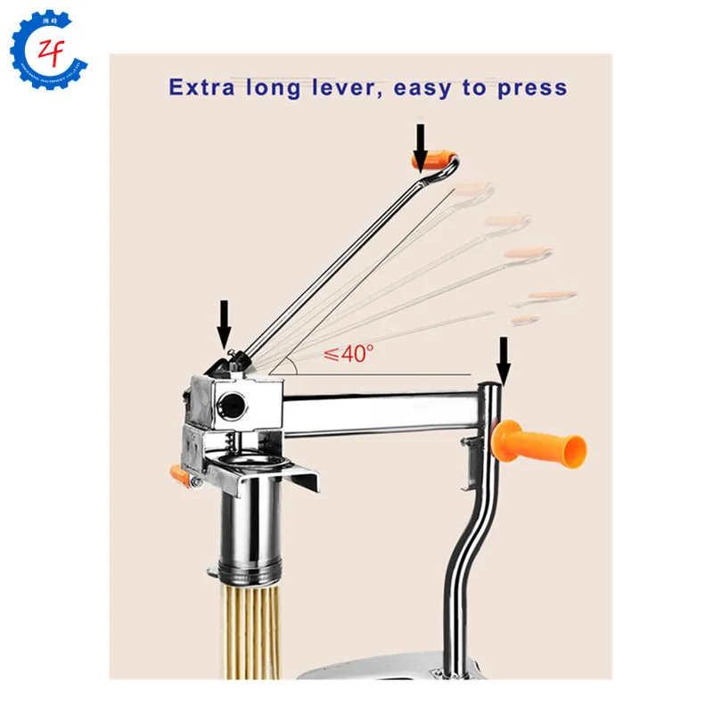 7 개의 다른 형을 포함하여 제조기 기계를 만드는 스테인리스 수동 신선한 국수