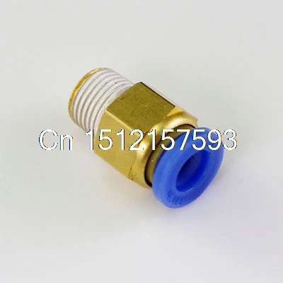 

10pcs Pneumatic 8mm-1/8 BSPT Threaded Male Connectors