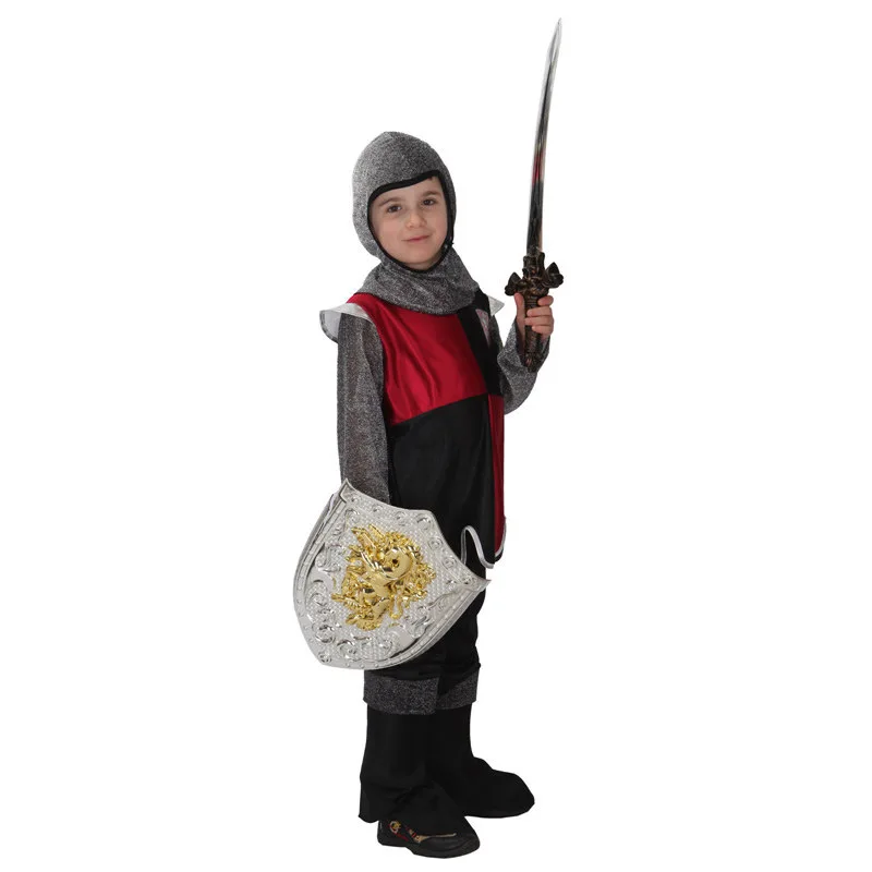 Costumes de croisé d'halloween pour enfants, robe de jeu Py, cosplay de carnaval, aristocratie européenne historique, Kokor, Pourim, enfants, garçons