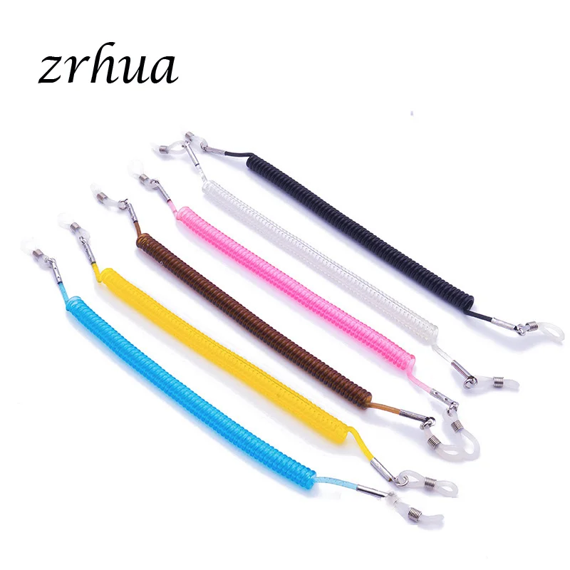 ZRHUA Colorful Silicone Eyeglasses Strap Glasses Sunglasses Sports Band Cord Holder Magnetic New Eyewear Accessoriy Hot Sale