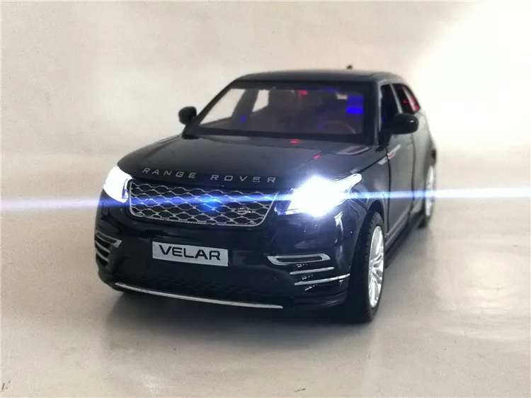 Hot Selling 1:32 Velar Off-Road Alloy Model,Simulating Die-cast Metal Sound and Light Back to Luxury SUV Model,Free Shipping