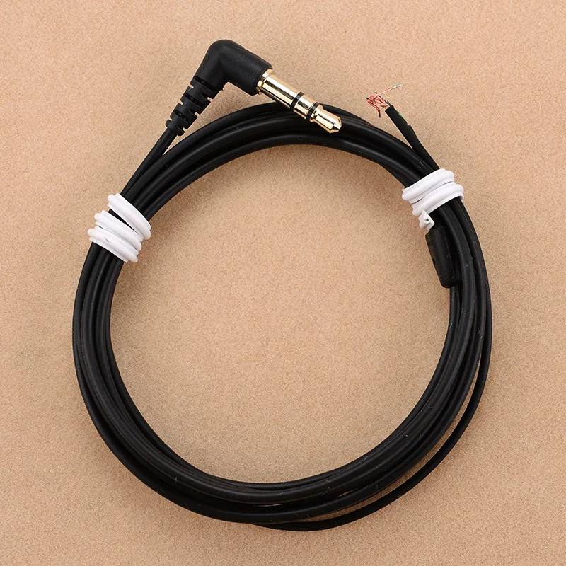 كابل سماعة أذن ذاتي الصنع سلك جهير 14 كابل TPE كوري 1.2 متر