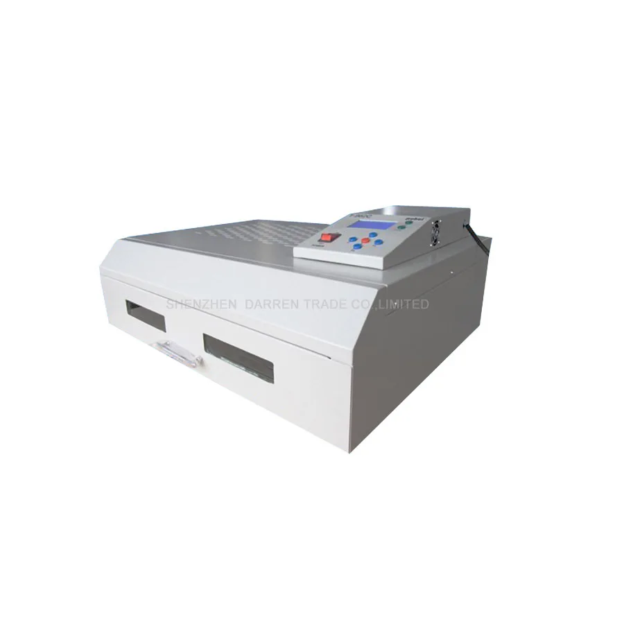 PUHUI T962C BGA Rework Station T-962C Reflow Oven Machine Infrared Heater 2500W reflow station white color