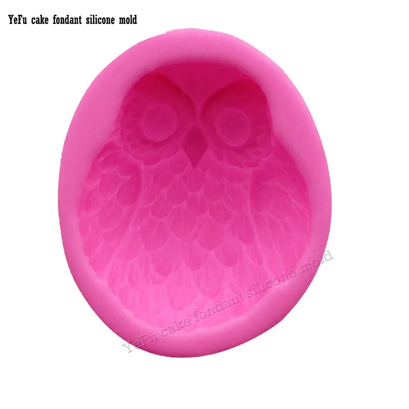 3D Owl silicone mold for soap and candles makinganimal mould Diy Craft Molds Clay Resin sugar Candy Sculpey F0870