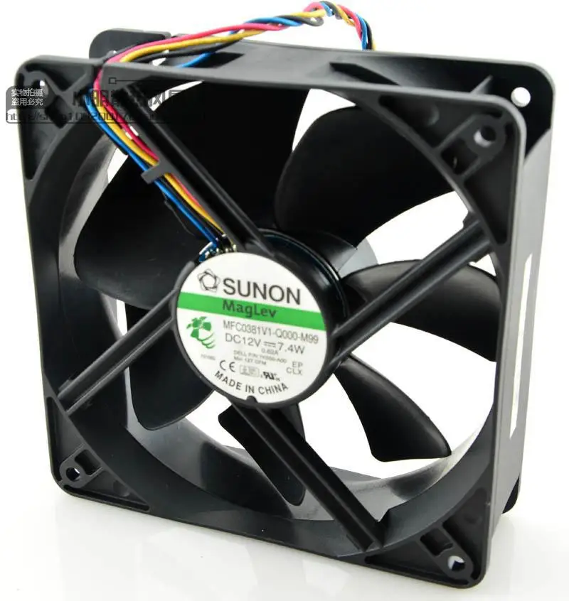 Free Shipping Original SUNON MFC0381V1-Q000-M99 12038 12cm 120mm DC 12V 7.4W desktop fan