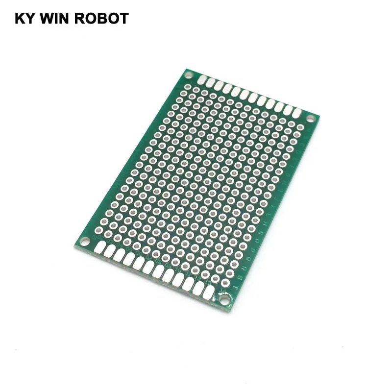 5 Pcs 4X6ซม.40X60มม.Double Side Prototype PCB Universal Printed Circuit Board Protoboard สำหรับ arduino