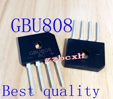 Free shipping  5PCS/LOT  New original GBU808 8A 800V