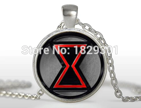 2017 New Emblem Necklace Women Pendant Novel Geometric Photo Jewelry Glass Cabochon Necklaces Link Chains HZ1