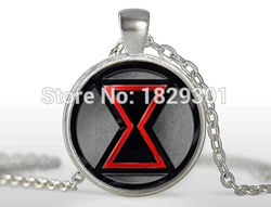 2017 New Emblem Necklace Women Pendant Novel Geometric Photo Jewelry Glass Cabochon Necklaces Link Chains HZ1