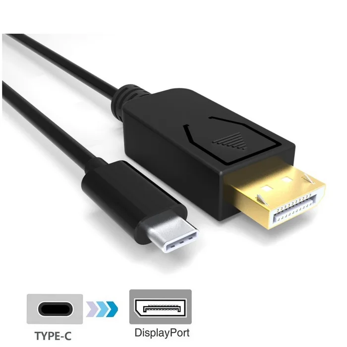 (에서 선박 us) USB 3.1 유형 C USB-C 디스플레이 포트 DP 4K UHD HDTV 케이블 1.8m 6ft 맥북 usb3.1 유형 c 케이블