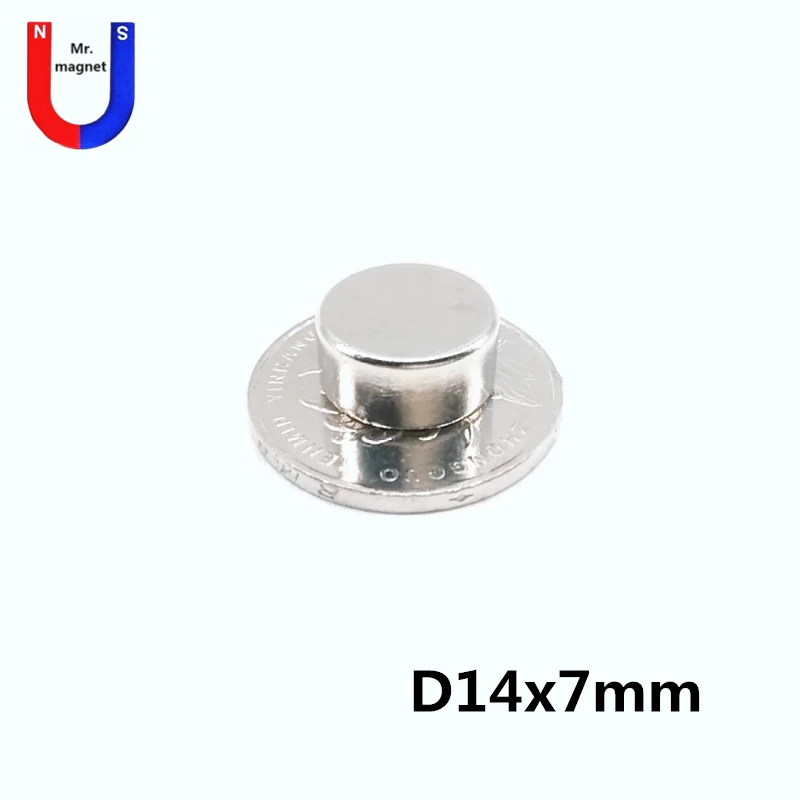 500pcs 14x7 Mini small round magnets disc 14*7 mm neodymium magnet 14x7mm 14 x 7 strong magnet NdFeB permanent