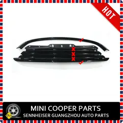 Brand New ABS Plastic Black Color Cooper Model Up and Lower Front Grille Trims For mini cooper R56 R55 R57 R58 R59 (2Pcs/set)