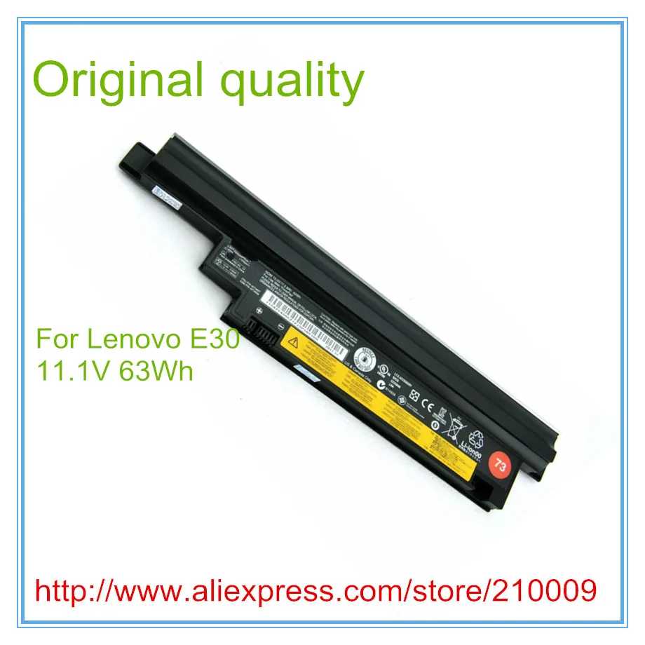 63WH Original Laptop Battery for  E30 E31 42T4813 42T4812 42T4806 42T481442T4858 6CELL