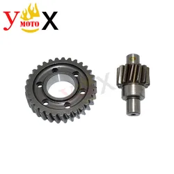 JOG 90 Scooter Motor Transmission 14x31T Final Tail Drive Gear Accelerate Tooth Axis Performance Racing Set For Yamaha JOG90