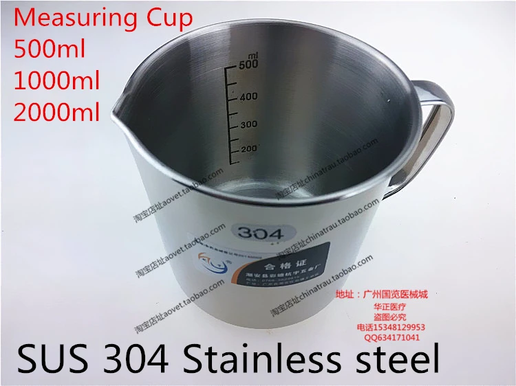 

Stainless Steel Cup Graduated Glass Liquid Measuring Cups for cooking tool Coffe Appliance Kitchen Tool Wine Cup Jigger Bar Tool