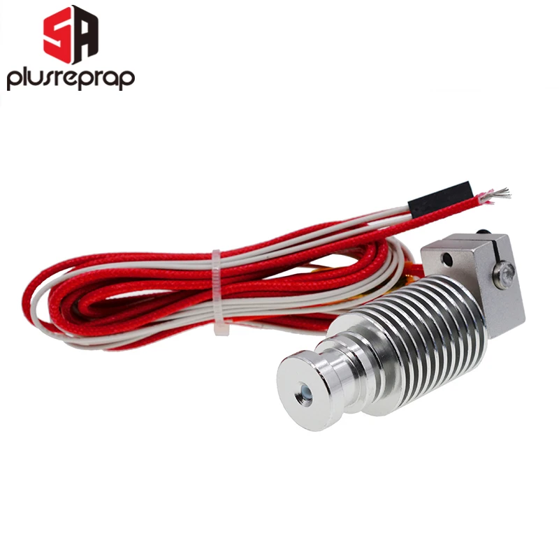 Improved Wade V6 J-head Hotend Short-Distance Extruder PTFE Lined Throat 0.4MM Nozzle for 1.75mm 3D Printer Parts