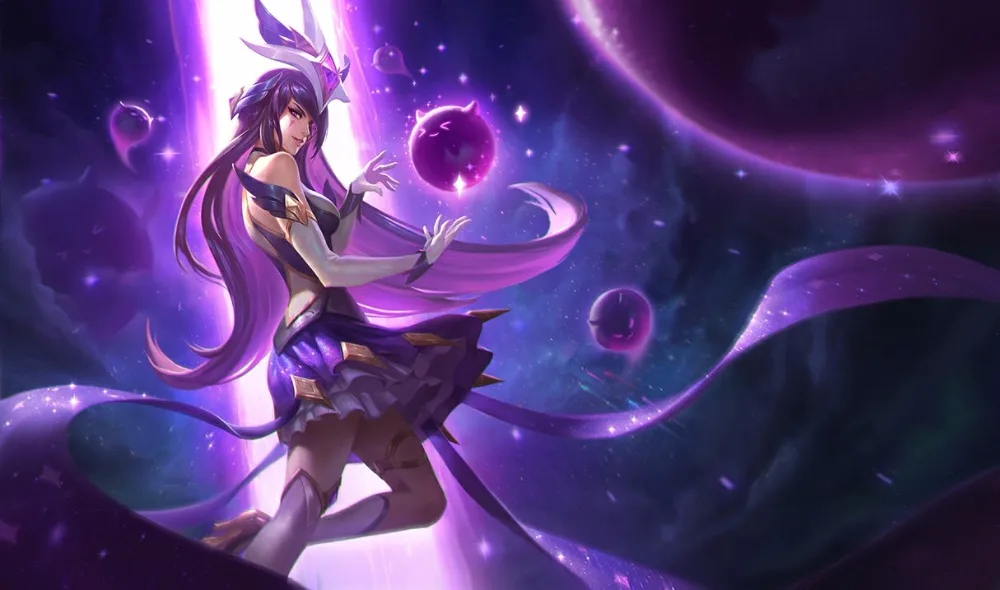 ｛stock｝Irelia H Store Syndra LOL cosplay Star Guardian Syndra Cosplay Costume Halloween Costumes women