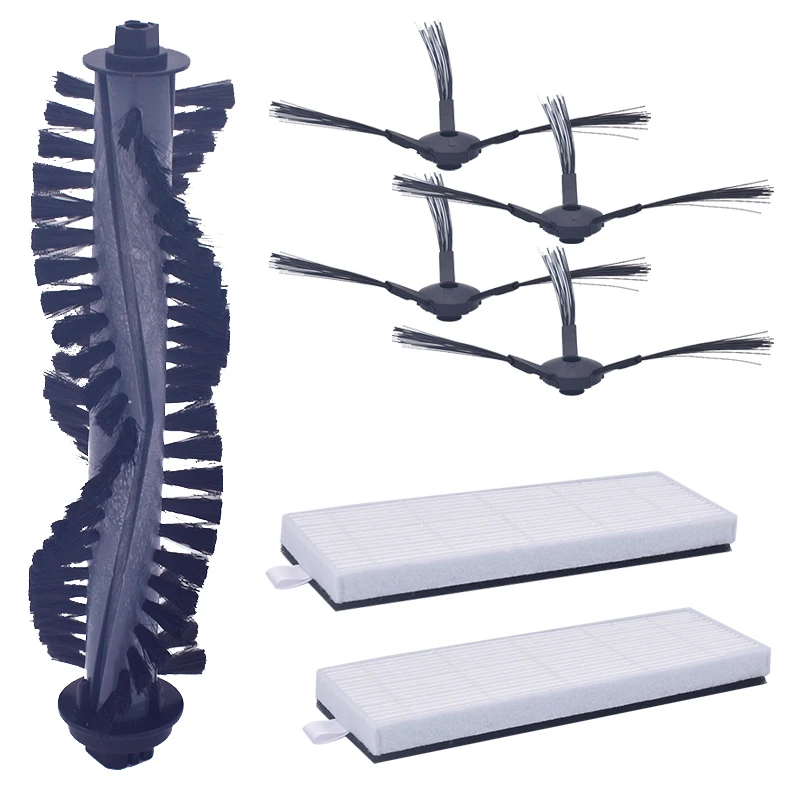 Ilife A4s Robótico Aspirador Peças De Reposição, Escova Lateral Do Rolo, HEPA Filtro Set Kit para iRobot