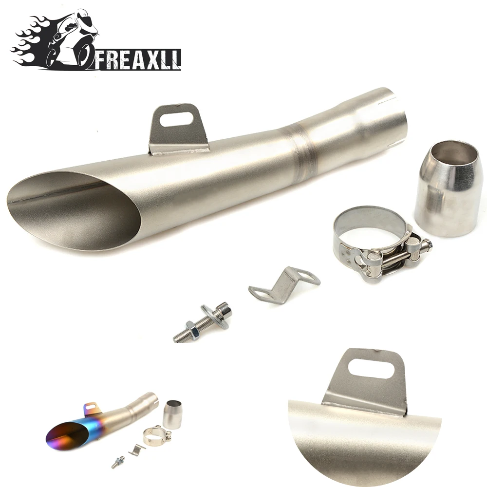 Universal Motorcycle Exhaust Pipe Muffler Motorbike Motorcross Scooter Escape Modified Exhaust System For Suzuki GSX GSF R 600