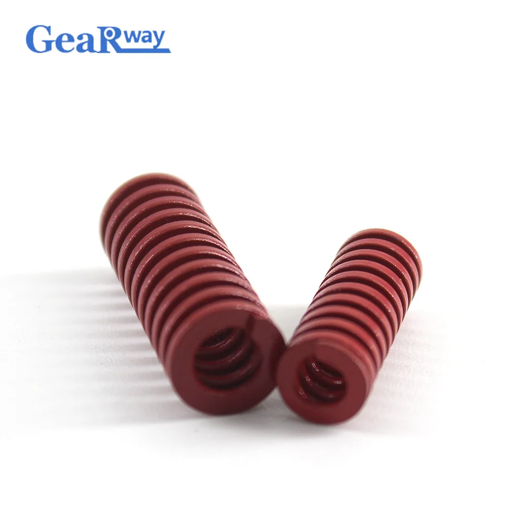 Gearway Red Compression Spring TM22x20/22x25/22x30/22x50/22x55mm Medium Loading Tubular Section Mould Die Compression Spring