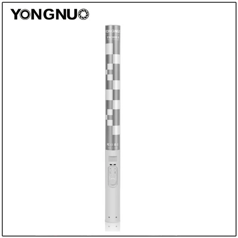 Yongnuo YN360 II CRI95+ RGB 5500K / Bi-color 3200-5500K Handheld LED Video Fill Light Stick YN360II With 5200mAh Lithium Battery