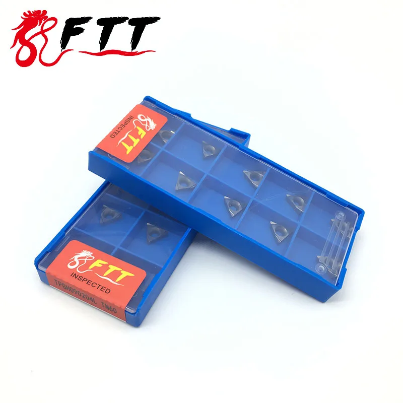 10 PZ TPGH090204 L TN60 Cermet Grade utensili da taglio utensili di tornitura inserti in metallo duro tornio CNC strumenti Lame Consigli noioso