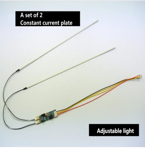 535mm LED Backlight Lamps kit Adjustable For 24 inch LCD Monitor Universal Highlight Dimable Can be cut by every 3 lamps