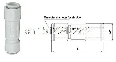 

SMC Type AKH 04-00 4mm Inner Diameter STRAIGHT ONE WAY NONRETURN CHECK VALVE