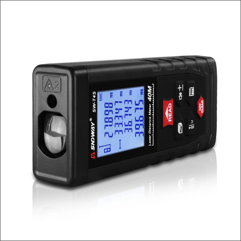 SNDWAY telemetro Laser 40m portata del misuratore di distanza del Laser strumento di misura del nastro strumento Finder SW-T4S/T40 misuratore di distanza del laser