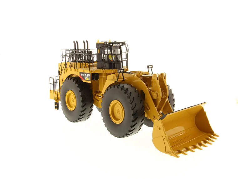 DM 1:50 Caterpillar CAT 994F Wheel Loader with Rock Bucket Engineering Machinery Diecast Toy Model 85161 Collection,Decoration