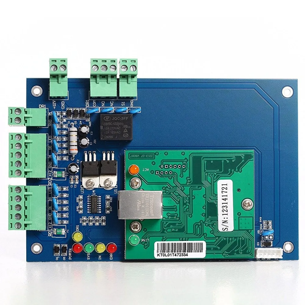 Imagem -02 - Painel da Placa de Controle Acesso da Porta da Rede Tcp ip com Protocolo de Comunicação do Software Controlador Wiegand para a Proteção da Segurança