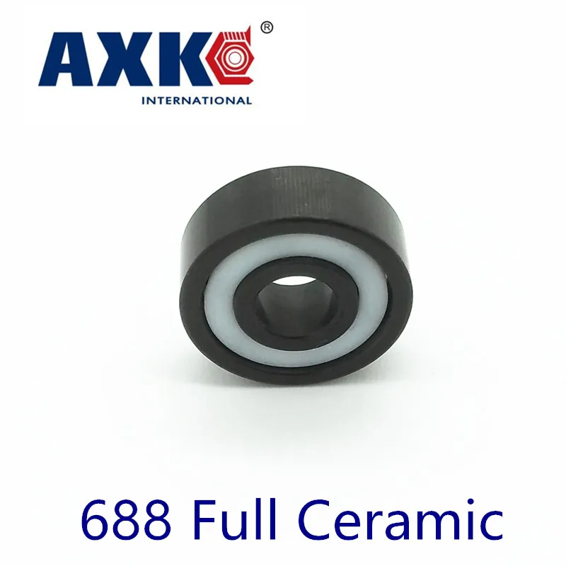 2023 Rolamentos Axk 688 Full Ceramic Bearing ( 1 Pc ) 8*16*4 Mm Si3n4 Material 688ce All Silicon Nitride 618/8 Ball Bearings