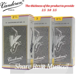 FRANCE Grey Box of 10 piece France Vandoren V12 Alto Sax Reeds Saxophone Alto Eb Reeds