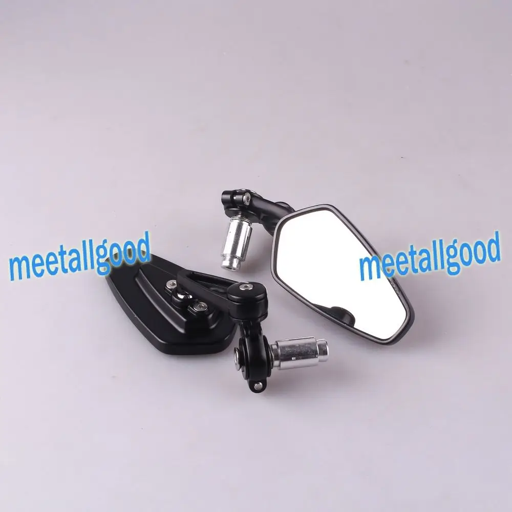 Universal Rear View Side Wing Rearview Mirrors For All Motorcycles 7/8