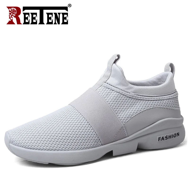 REETENE Men Casual Shoes Sneakers Fashion Summer Sandals Slip On Casual Breathable Shoes Loafers Zapatos De Hombre Men Shoes