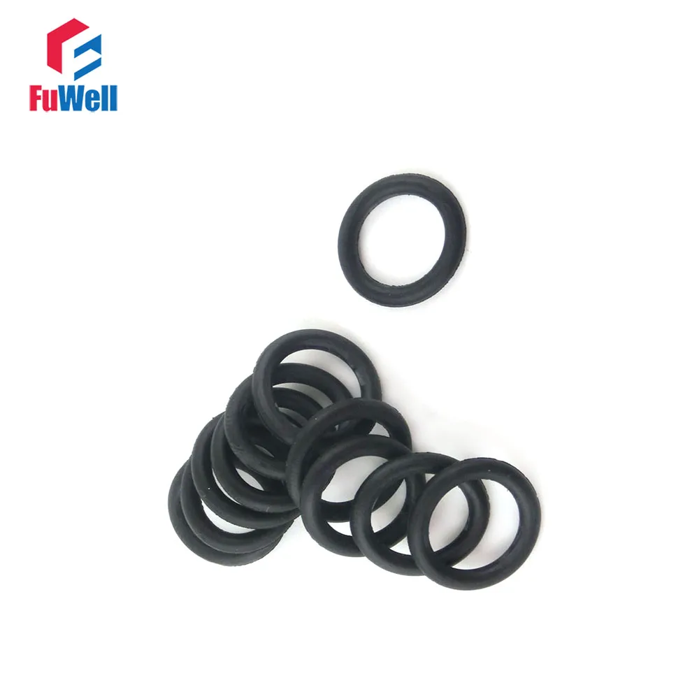 500pcs 1.9mm Thickness NBR O-ring Seals 5/6/7/8/9/10/11/12/13/14mm OD Nitrile Rubber Oil Resistance O Rings Sealing Gaskets