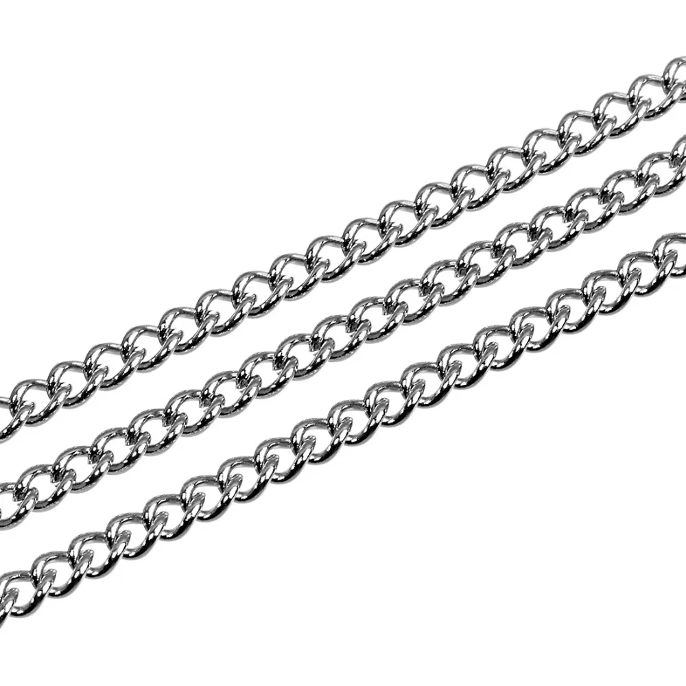 10 Yard/lot Stainless Steel Chain Bulk Silver/Gold color Width 1mm 1.5mm 2mm 2.5mm  Link Chain for DIY Necklace Jewelry Making image 6
