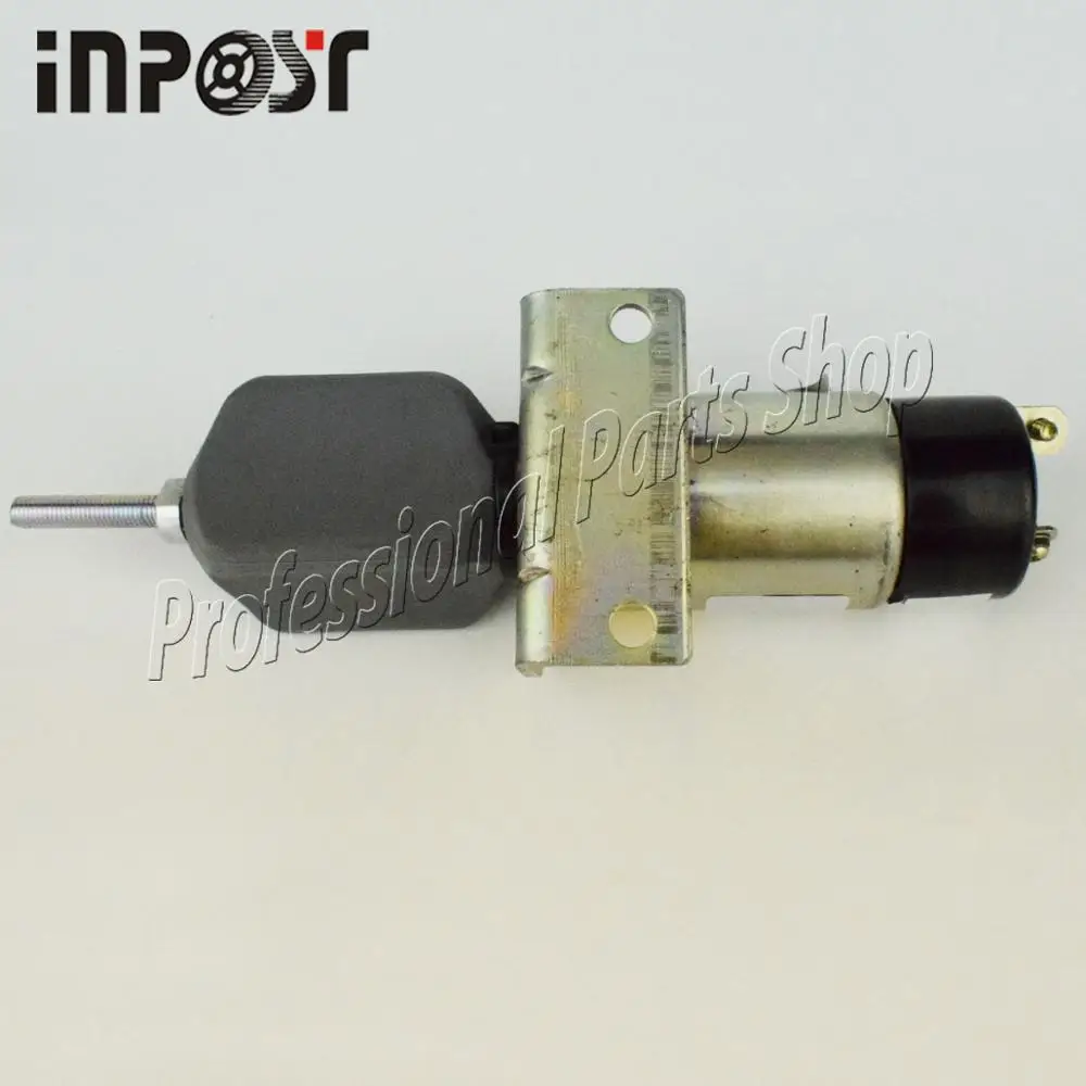 1504-12 ,1504-12C2U1B1S1 New Fuel Shutoff Solenoid (2 terminals ) 12V For Kubota DF-750