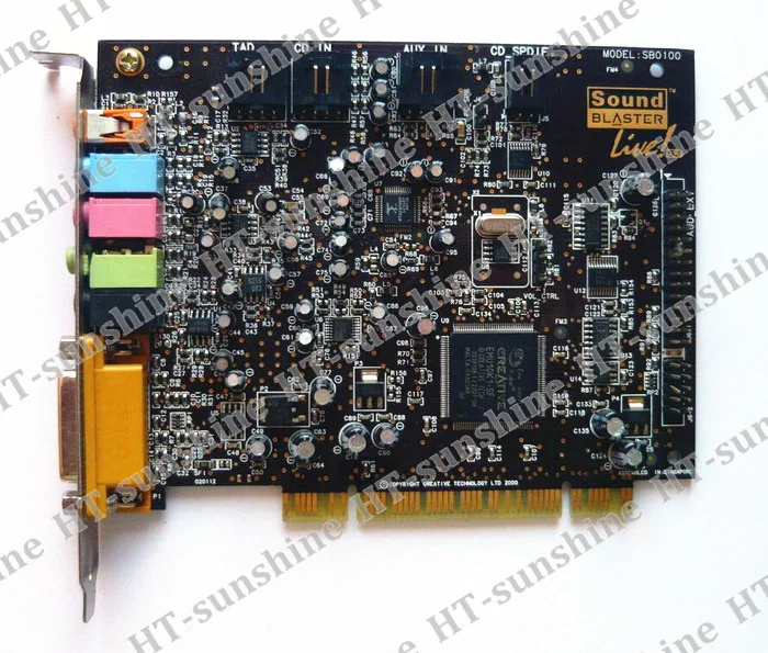 Original Sound Blaster Live! 5.1 SB0100 PCI Sound Card For CREATIVE- Tested working well!
