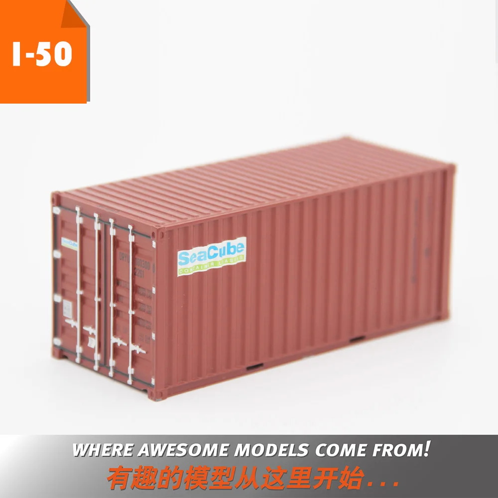 

Classic Diecast Toy Model Gift 1:50 Scale SeaCuBe 20-foot Truck Container Model For Business Gift,Collection Decoration