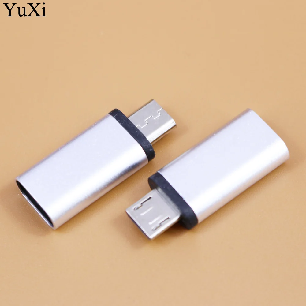 Type C Female to Micro USB Male Adapter Connector Connect Futural Digital Phone Accessories