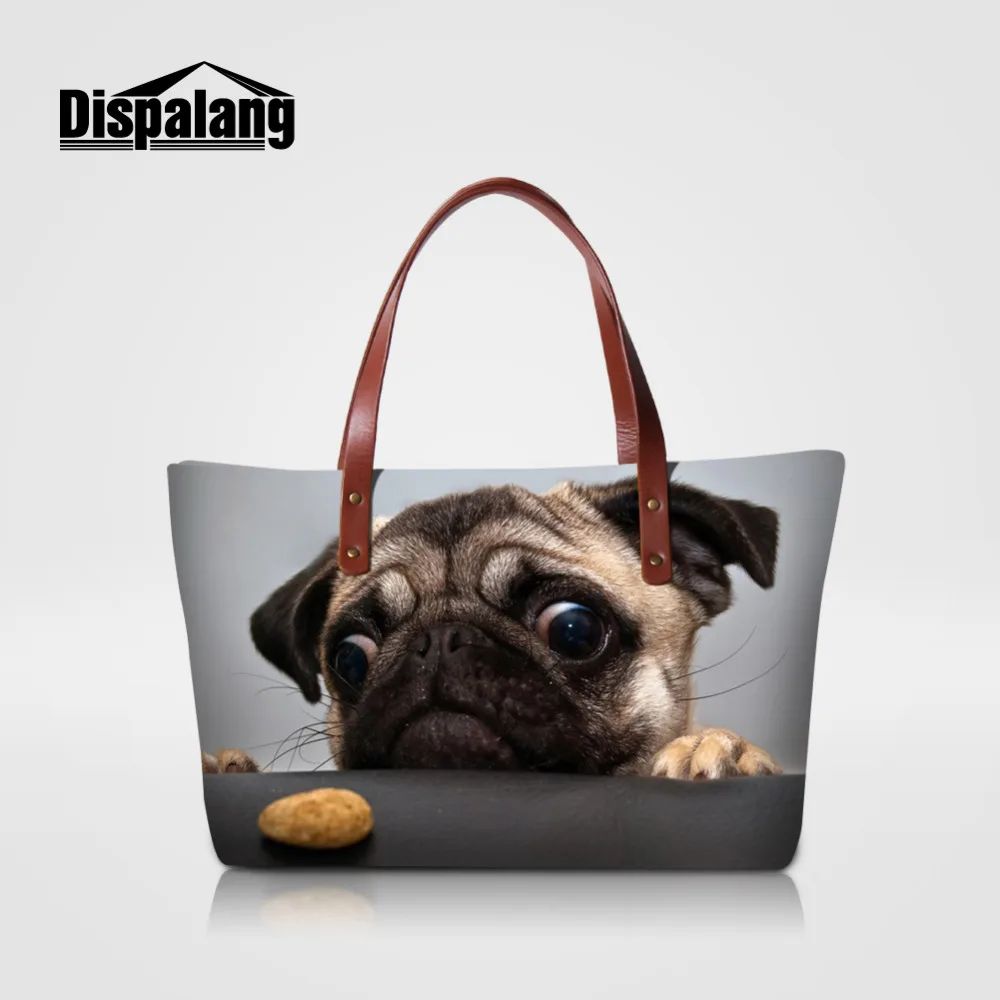 

Dispalang 2017 New Women Bag Animal Dog Printing Womens Handbags Ladies Large Shoulder Bags Casual Tote Bag Bolsa Feminina