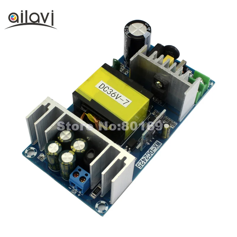 250W High Power Converter AC220 to DC36V 7A AC-DC Switching Power Supply Module Bare Board