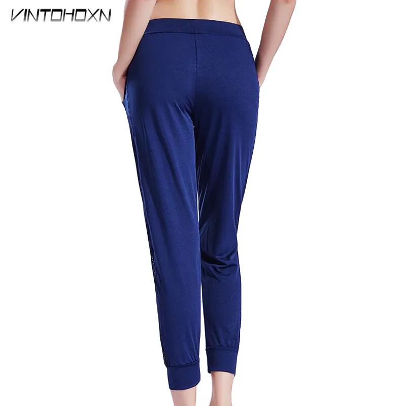 Women Long Running Pants Yoga Workout Sweatpants Fitness Sports Gym Hiking High Waist Clothing Women\'s Trousers For Female 17158