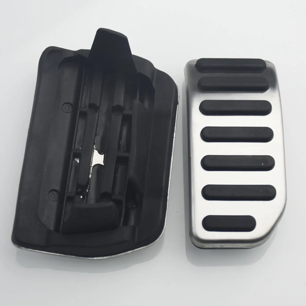 Car Styling Stainless Steel NO Drill Fuel Accelerator Brake Pedal For Volvo S60 S60L S80 S80L V60 XC60 XC70 V70 auto accessories