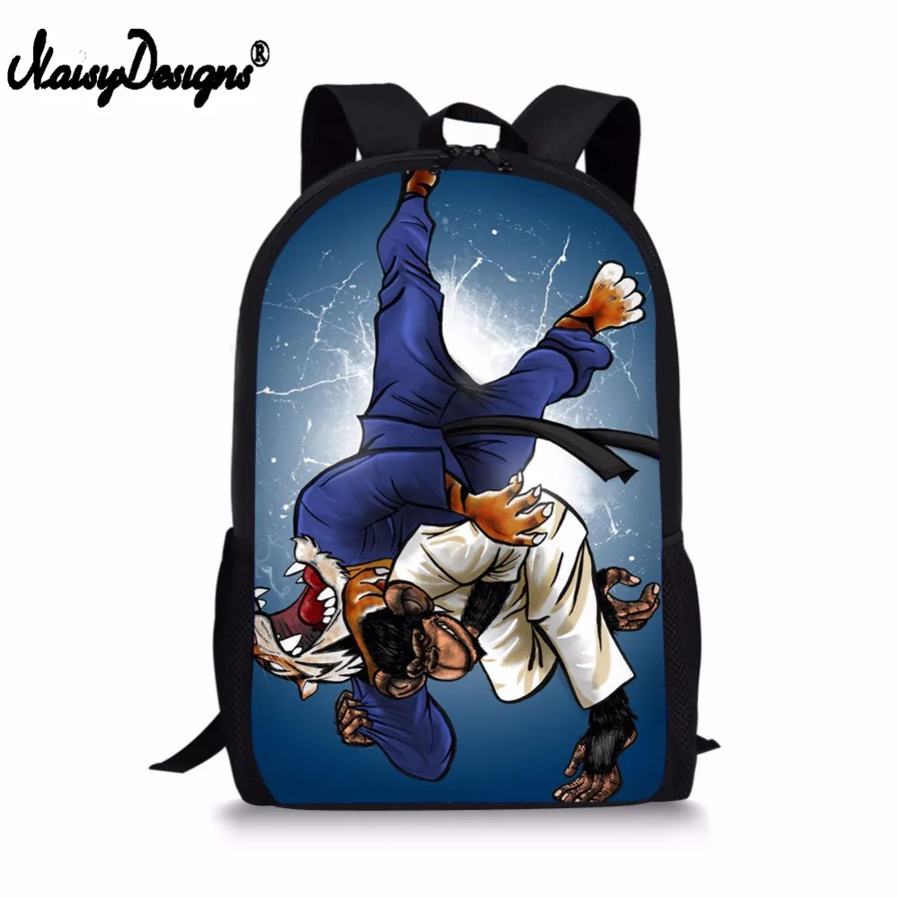 JIU JITSU Backpacks For Teenage Boys Bjj Belt Rank Anime mochila Young Children School Bags Women Men Backpack Kids Book Bag